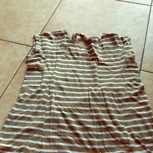 Green and white t-shirt